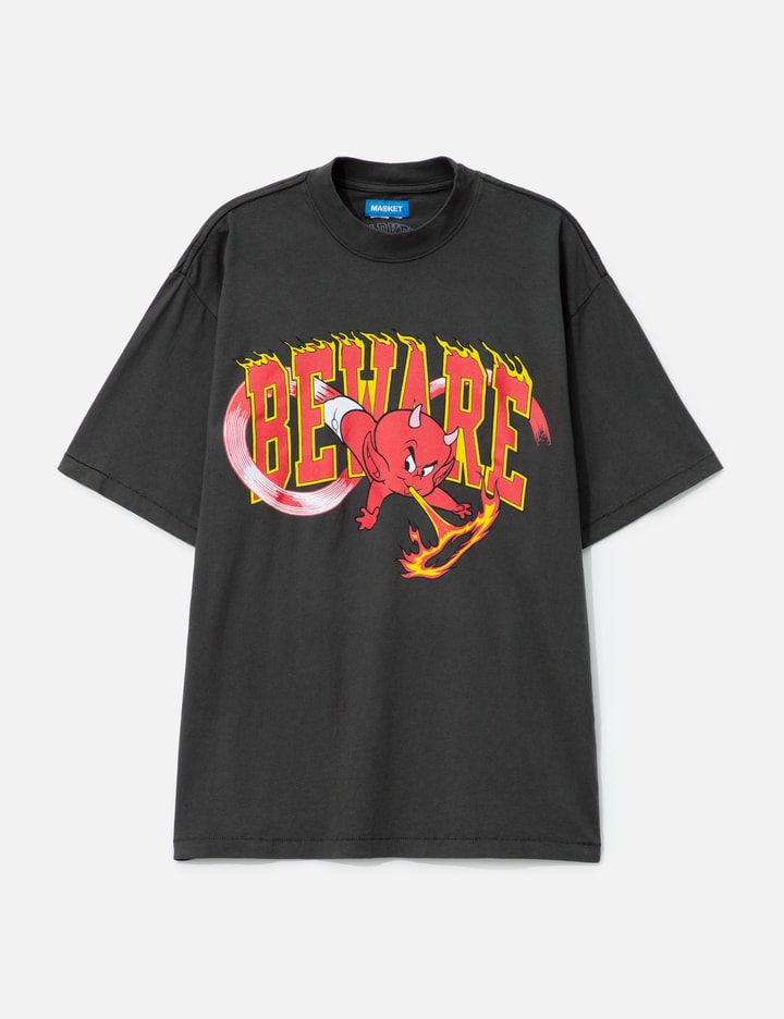 Market x Hot Stuff Beware Short Sleeve T-Shirt