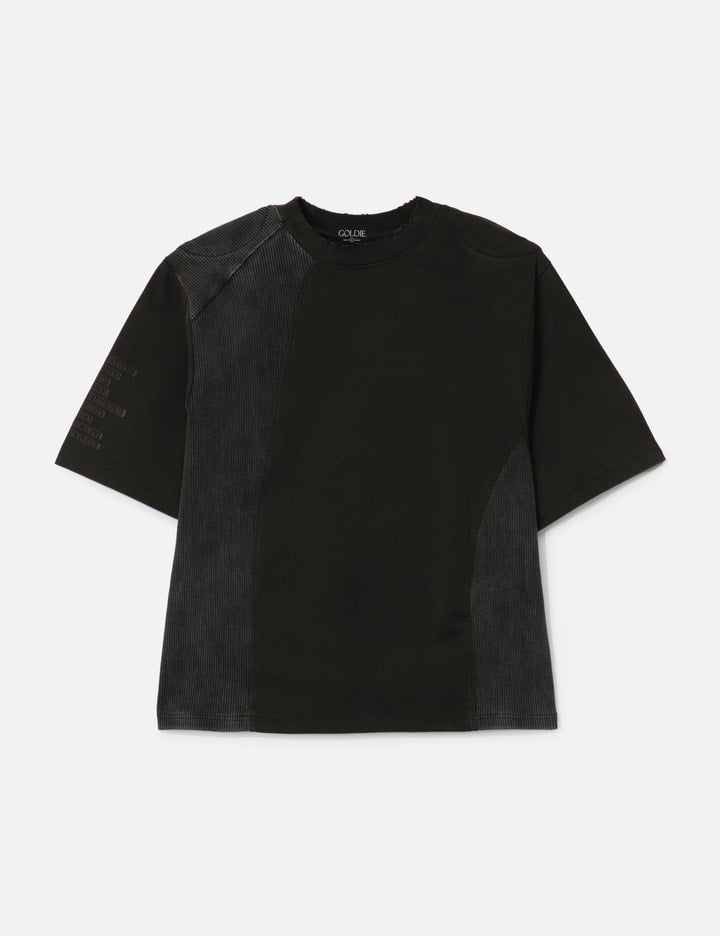 Paneled Padded Washed T-Shirt