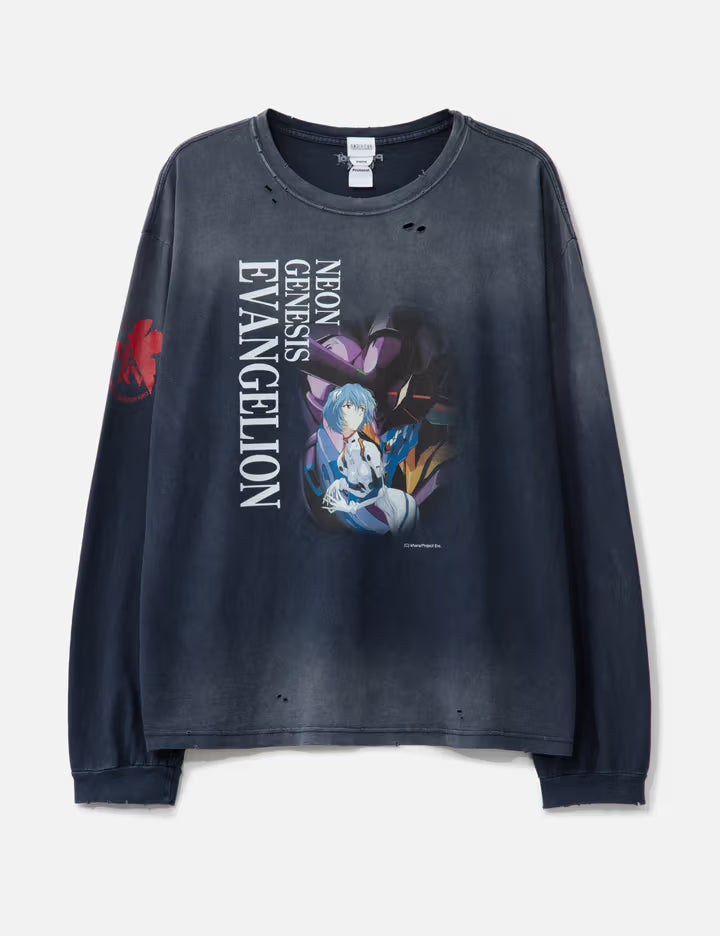 Neon Genesis Evangelion X Protocol-Index Overdyed Vintage Neon Genesis