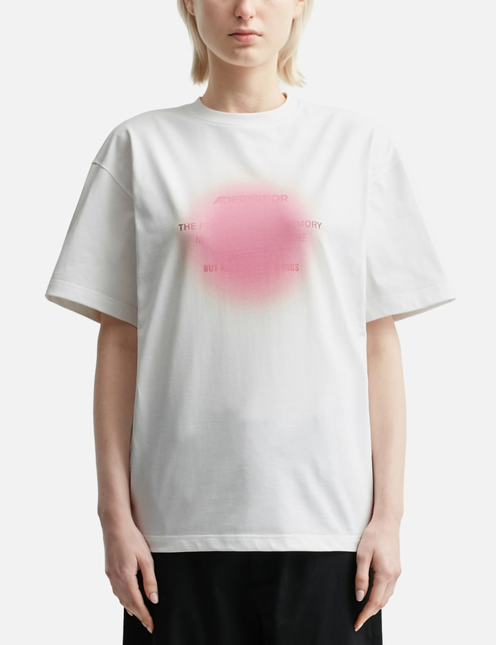 Pink Graphic Semi-oversized Fit T-shirt