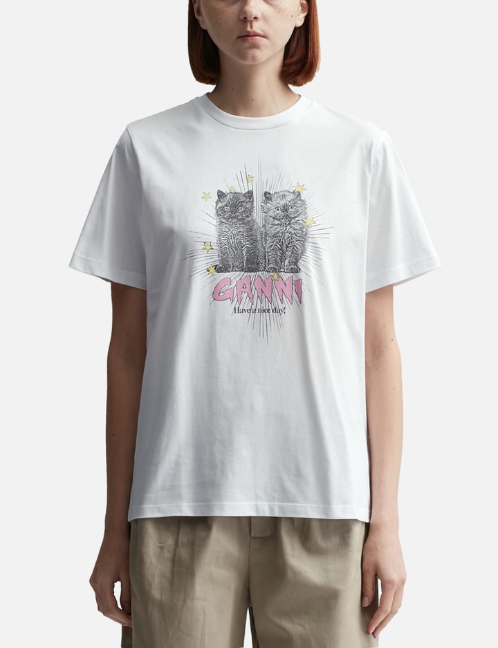 Basic Jersey Kittens Relaxed T-shirt