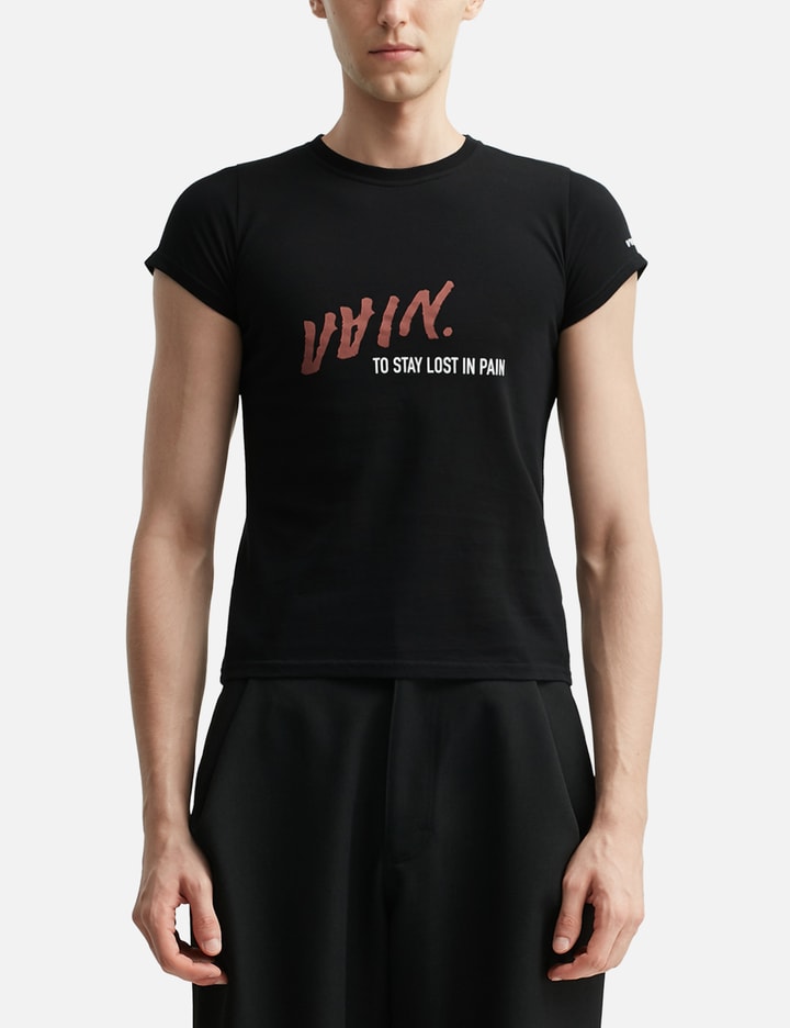 Stay Lost In Pain Fitted T-shirt