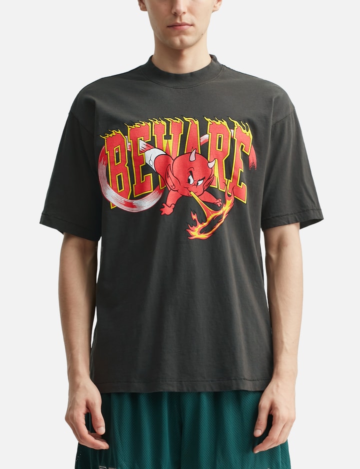 Market x Hot Stuff Beware Short Sleeve T-Shirt
