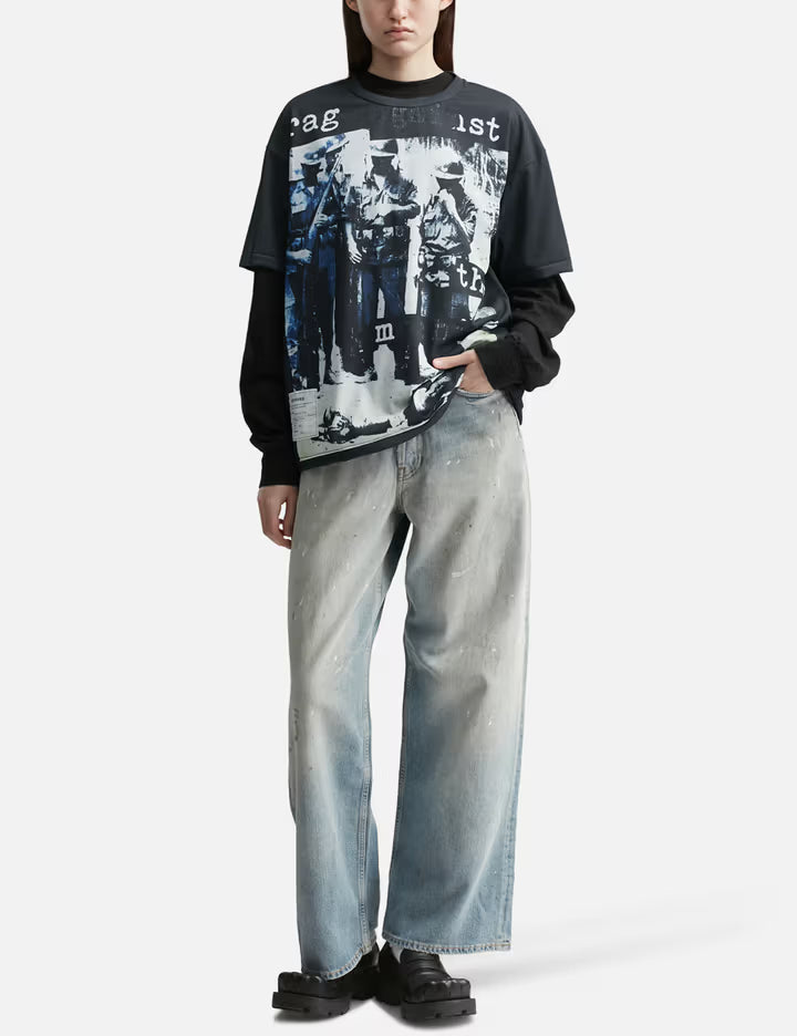 Trompe L'Oeil Scratch T-Shirt