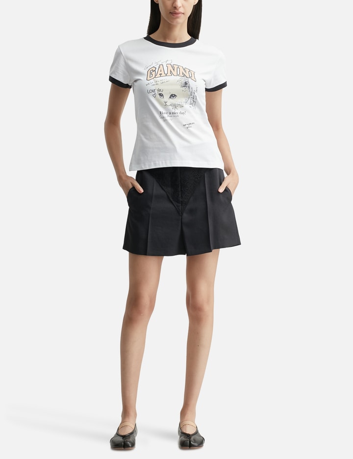 Cropped Kitty T-shirt
