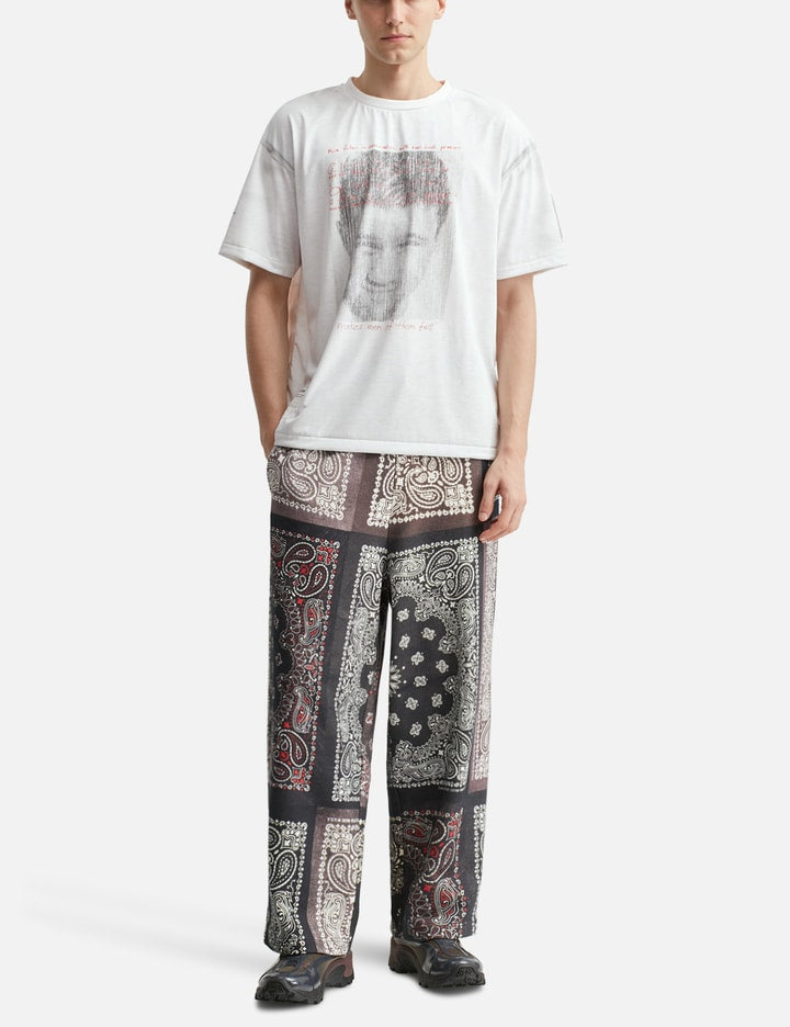 Short Sleeve Trompe L'oeil Scratch T-shirt