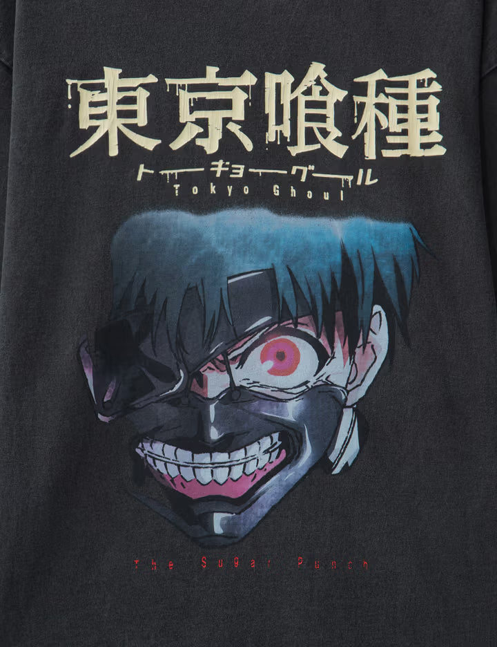 Tokyo Ghoul Short Sleeve T-Shirt (Kaneki Mask)