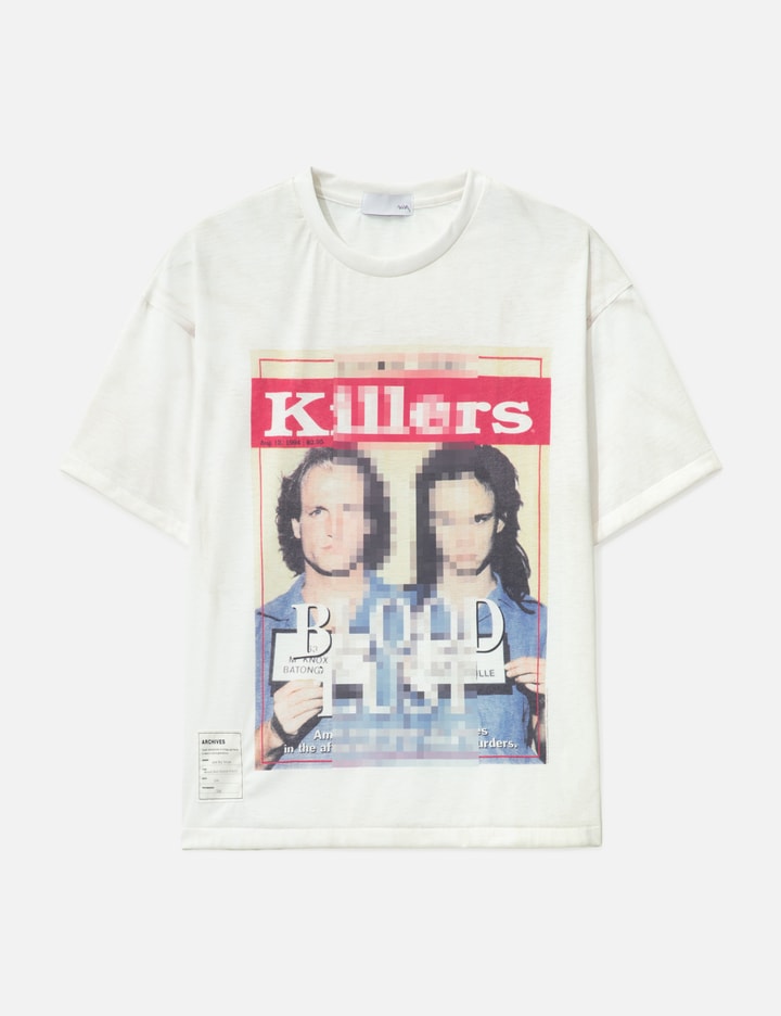 Short Sleeve Trompe L'oeil Mosaic T-shirt