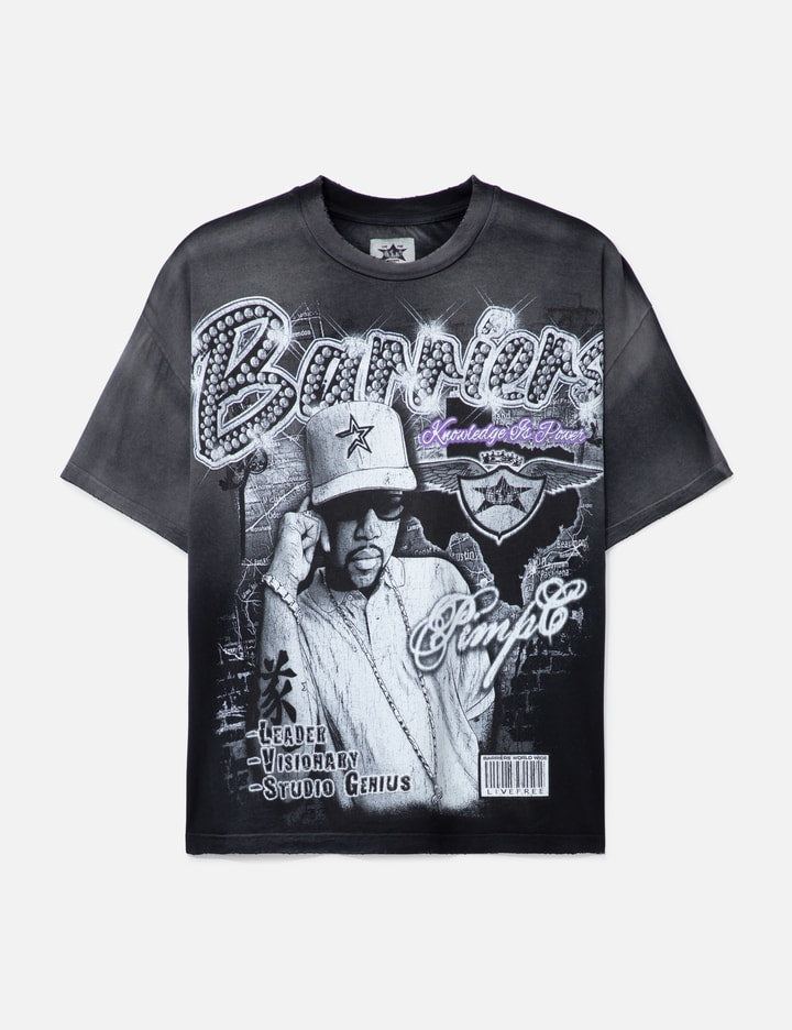 Barriers Pimp C Vintage Black T-shirt