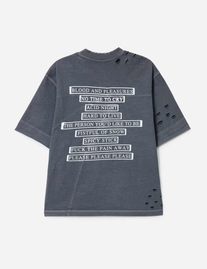 Acid Distressed Washed T-Shirt