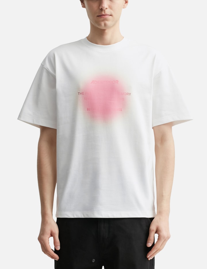 Pink Graphic Semi-oversized Fit T-shirt