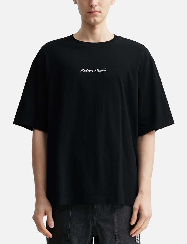 MAISON KITSUNE EMBROIDERY OVERSIZE TEE-SHIRT