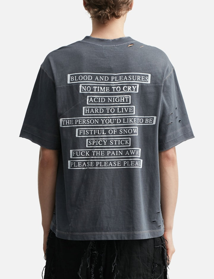 Acid Distressed Washed T-Shirt
