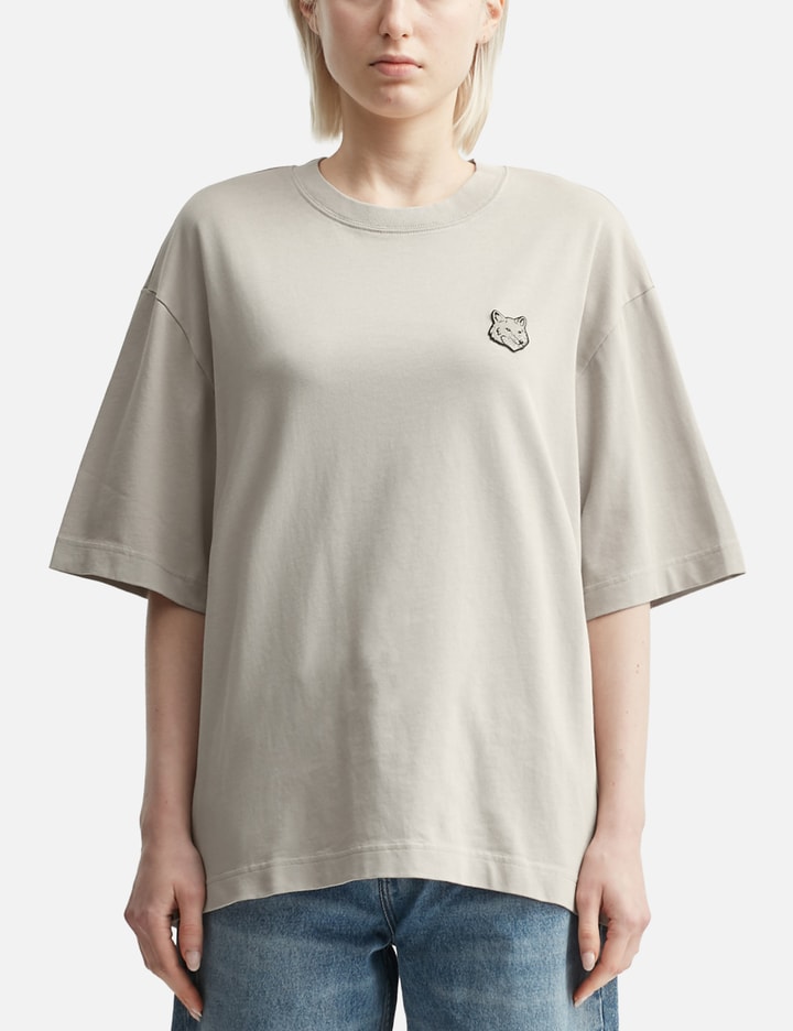 BOLD FOX HEAD PATCH OVERSIZE TEE SHIRT