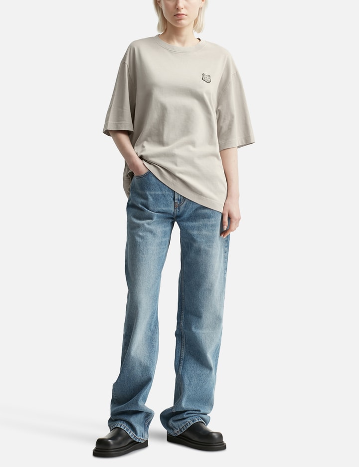 BOLD FOX HEAD PATCH OVERSIZE TEE SHIRT