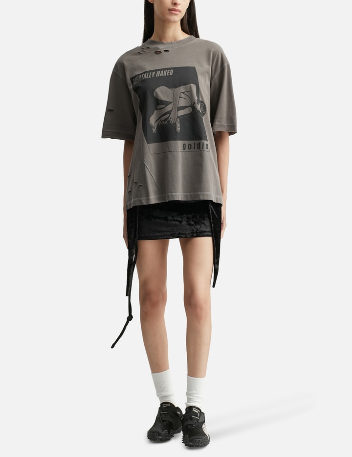 Naked Distressed Washed T-Shirt