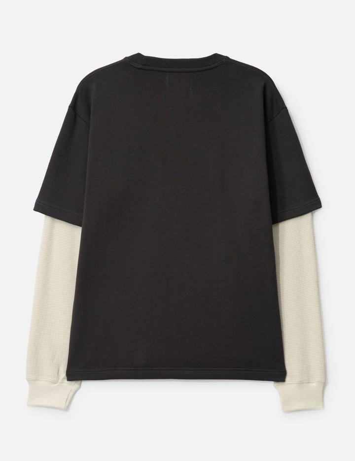 Waffle Sleeve Double Pocket T-shirt