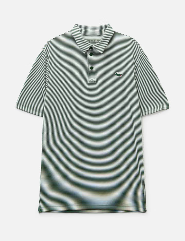Ultra Dry Striped Golf Polo Shirt