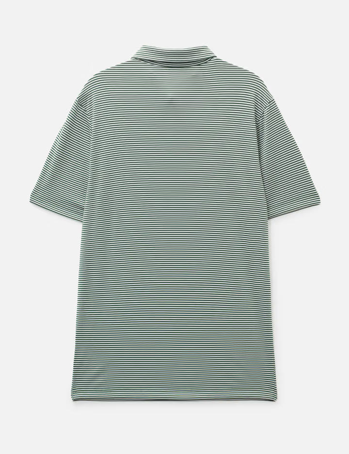 Ultra Dry Striped Golf Polo Shirt