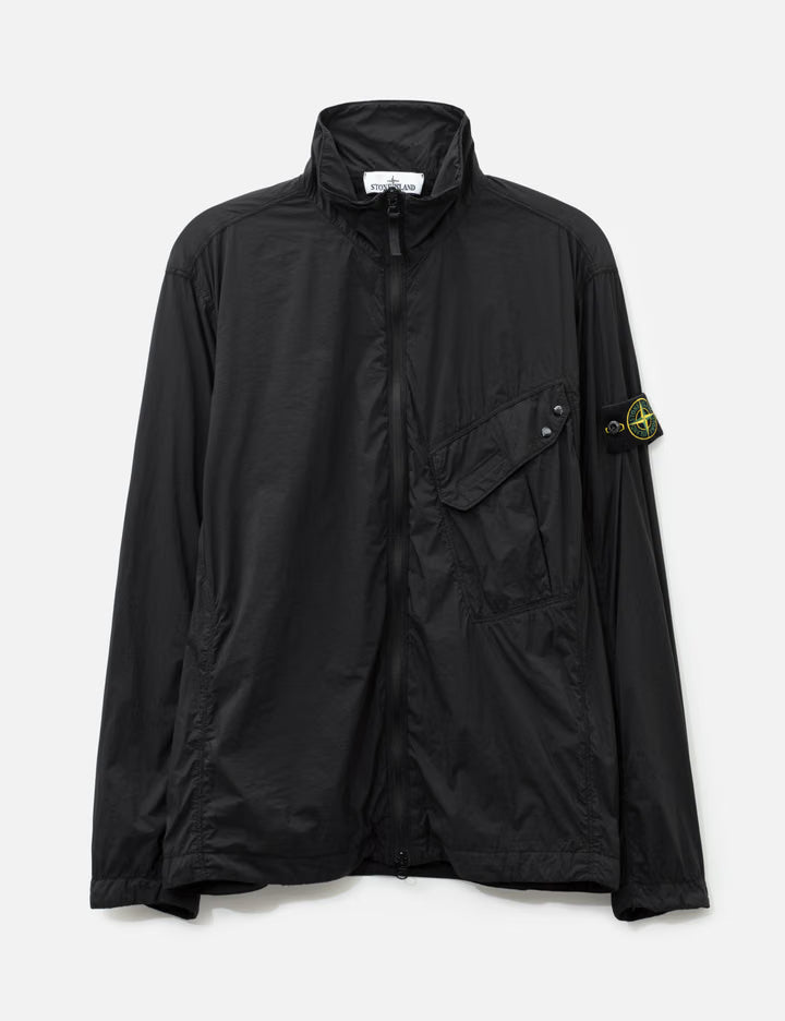 Ultralight Nylon Stretch-TC Zip-Up Overshirt