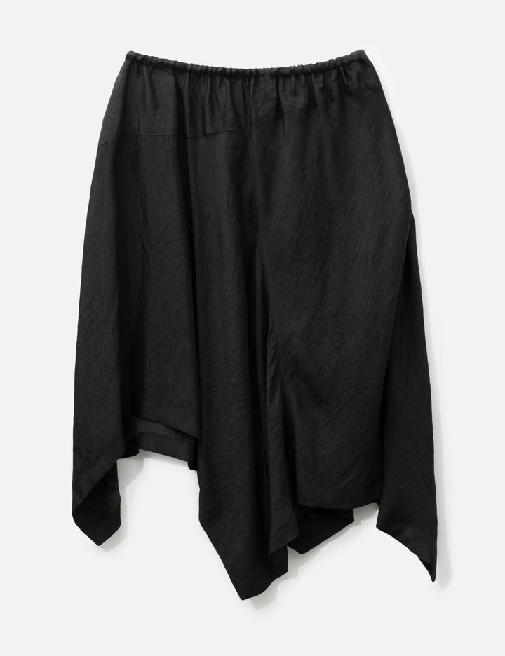 Unbalanced Satin Skirt
