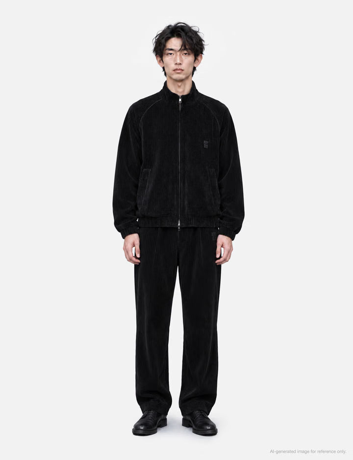 Velour Corduroy Track Jacket
