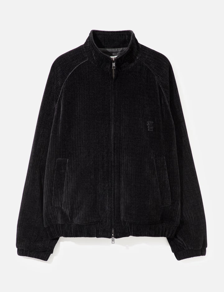 Velour Corduroy Track Jacket