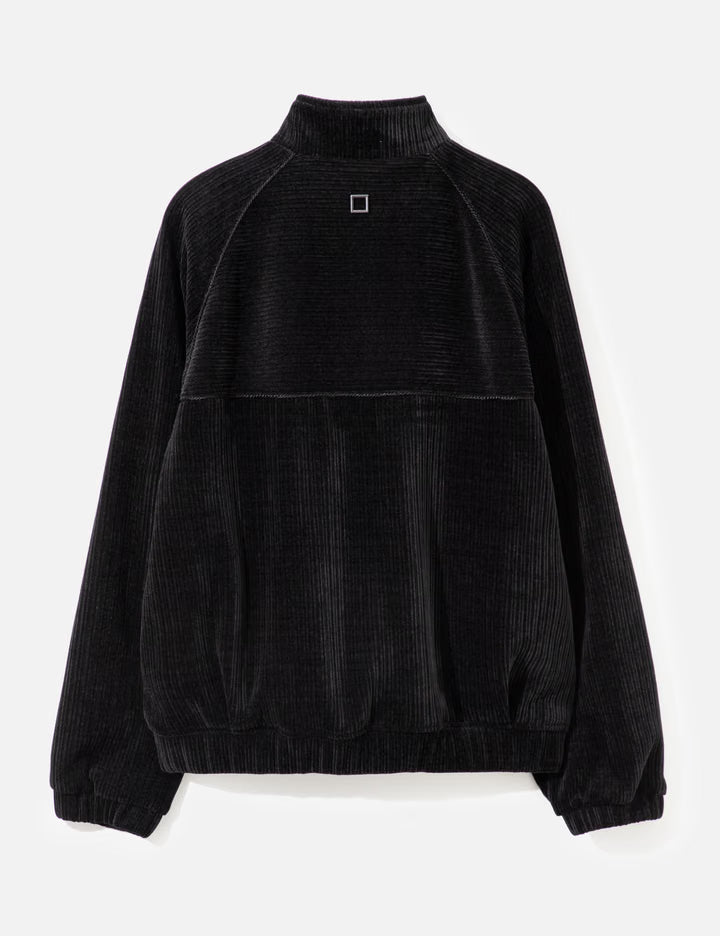 Velour Corduroy Track Jacket