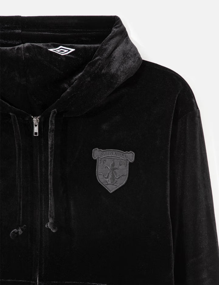 Slam Jam X Umbro Velvet Masked Zip Hoodie