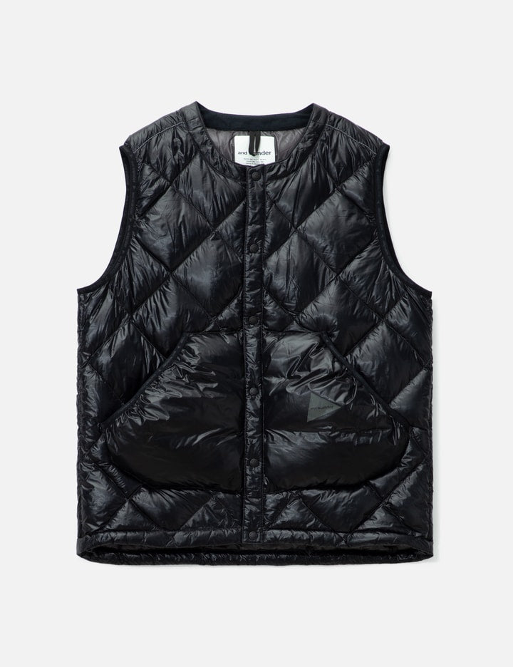 diamond stitch down vest