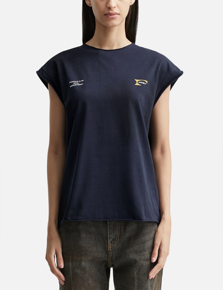 Navy Muscle Tank Top