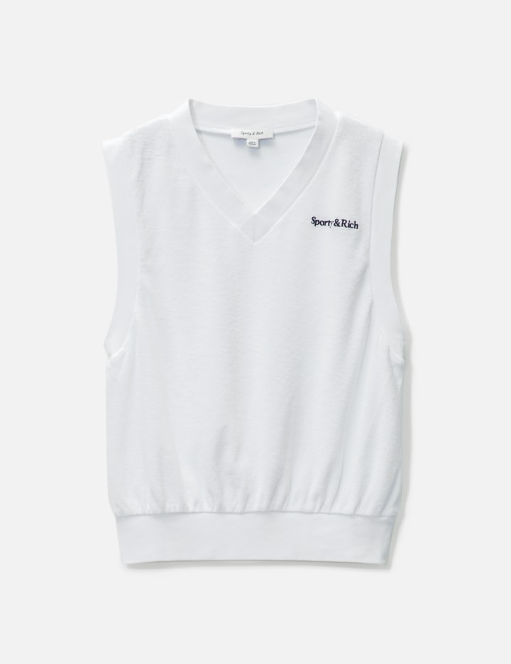 Serif Logo Terry Vest