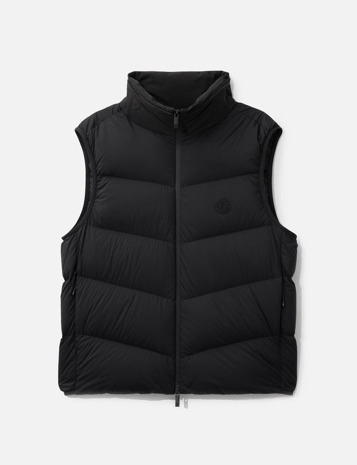 Guersac Diagonal-Quilted Hooded Down Gilet