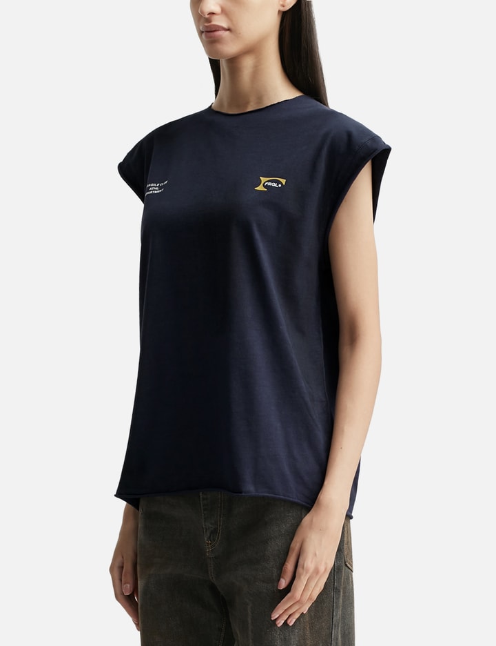 Navy Muscle Tank Top