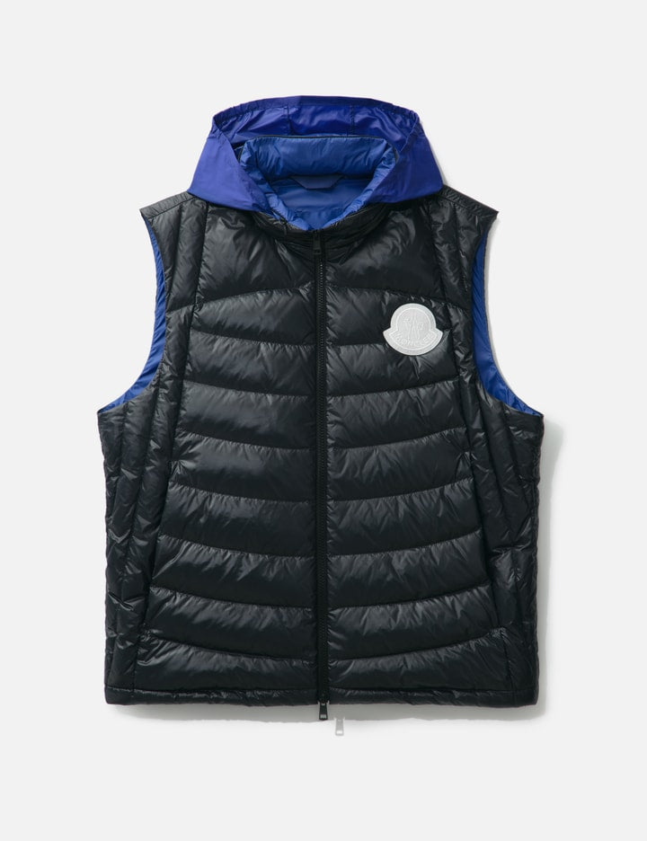 Menelao Hooded Curvy-Quilted Down Gilet