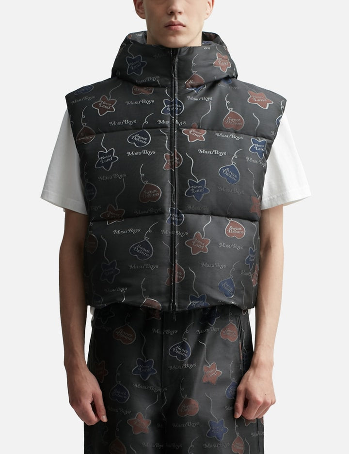 FALLING BALLOON DOWN VEST graphic by VERDY