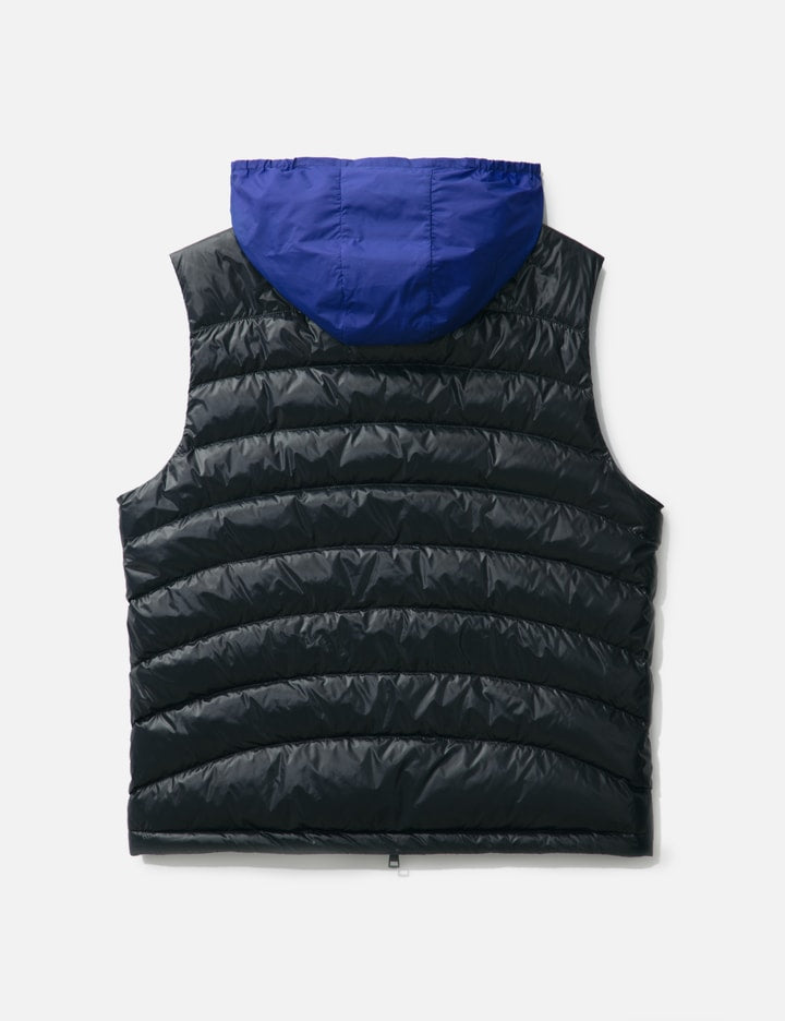 Menelao Hooded Curvy-Quilted Down Gilet