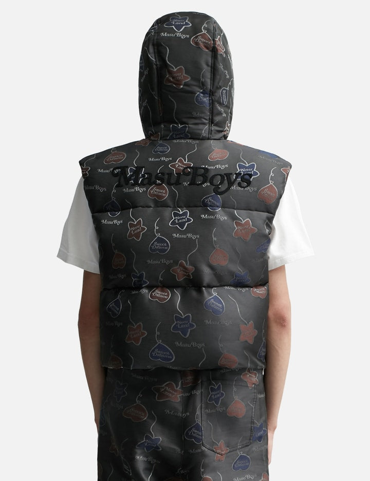 FALLING BALLOON DOWN VEST graphic by VERDY