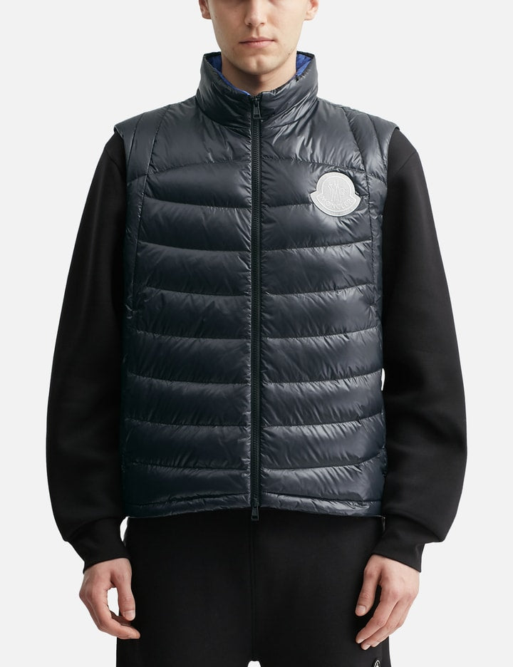 Menelao Hooded Curvy-Quilted Down Gilet