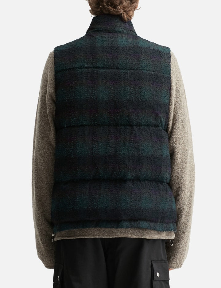 Plaid Puffer Reversivle Vest