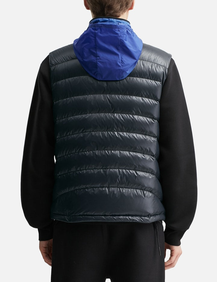 Menelao Hooded Curvy-Quilted Down Gilet