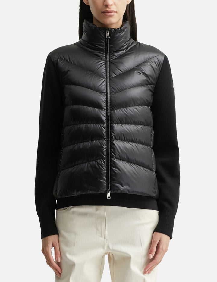 Padded Wool Cardigan