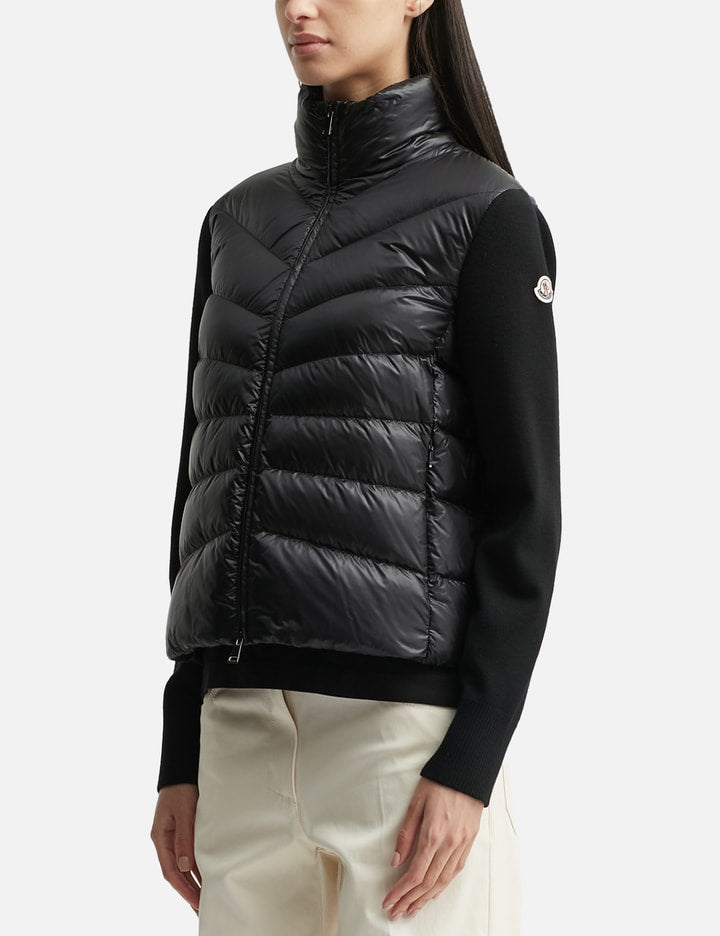 Padded Wool Cardigan