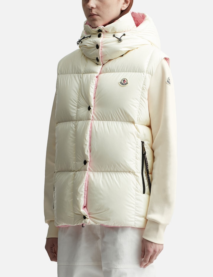 WHITE LUZULE DOWN GILET