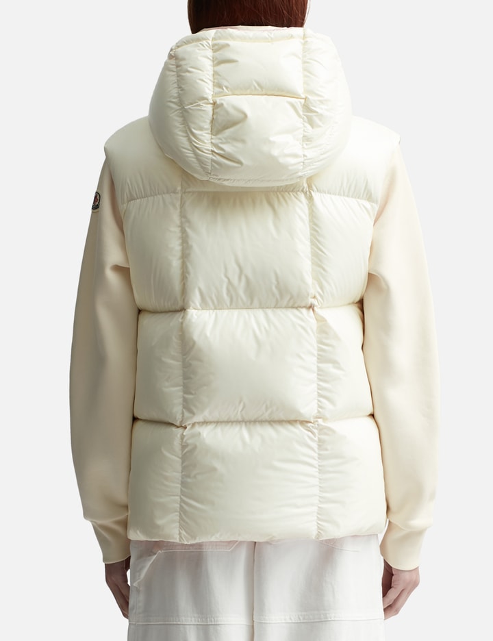 WHITE LUZULE DOWN GILET