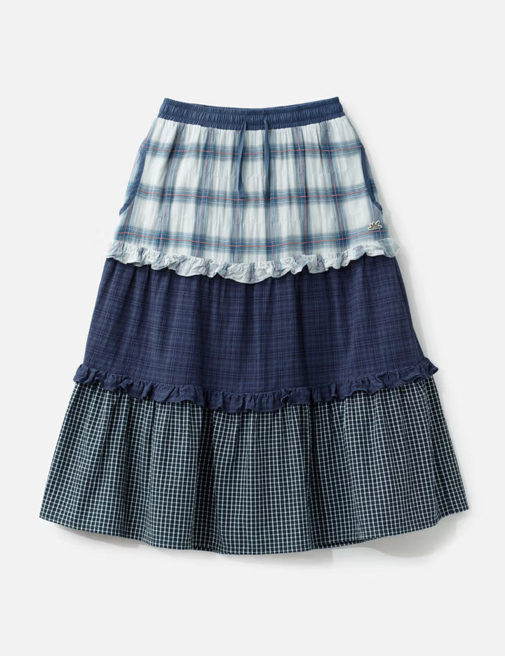 W Frill Long Skirt