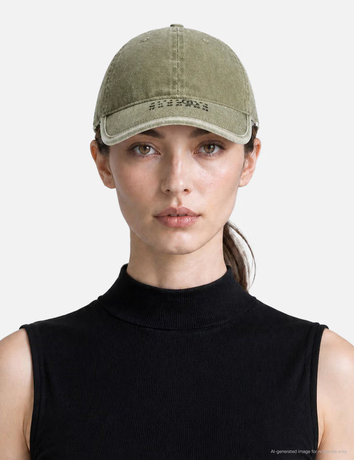 Washable Cotton Label Cap