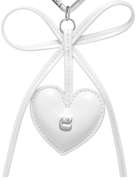 HEART & RIBBON CHARM