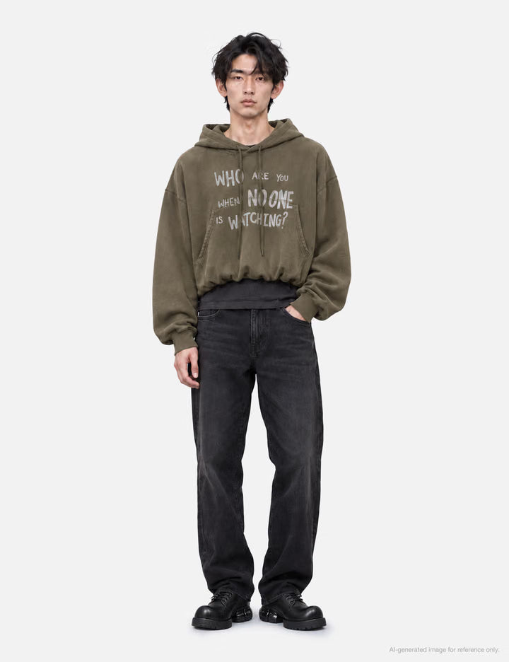 Who Are You Balloon Popover Hoodie