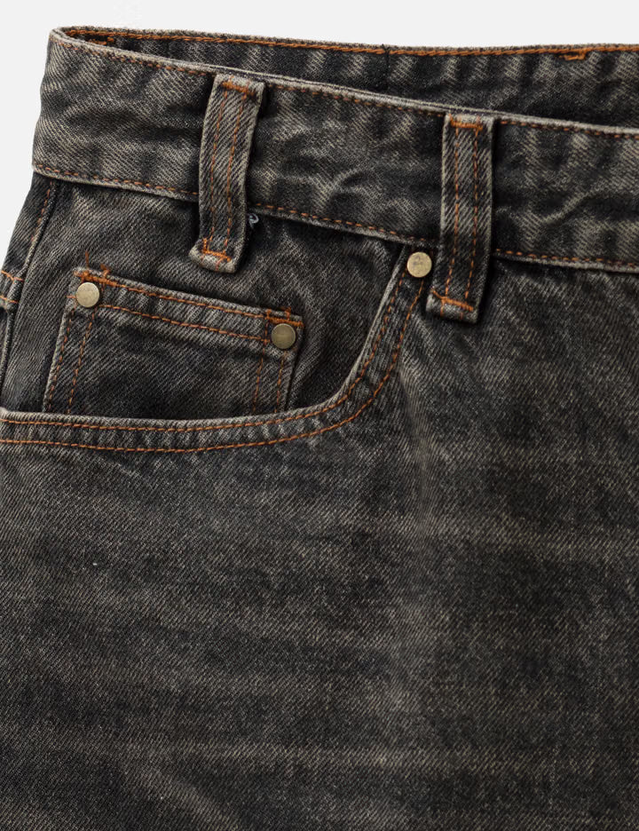 Wide Cut Denim Jeans